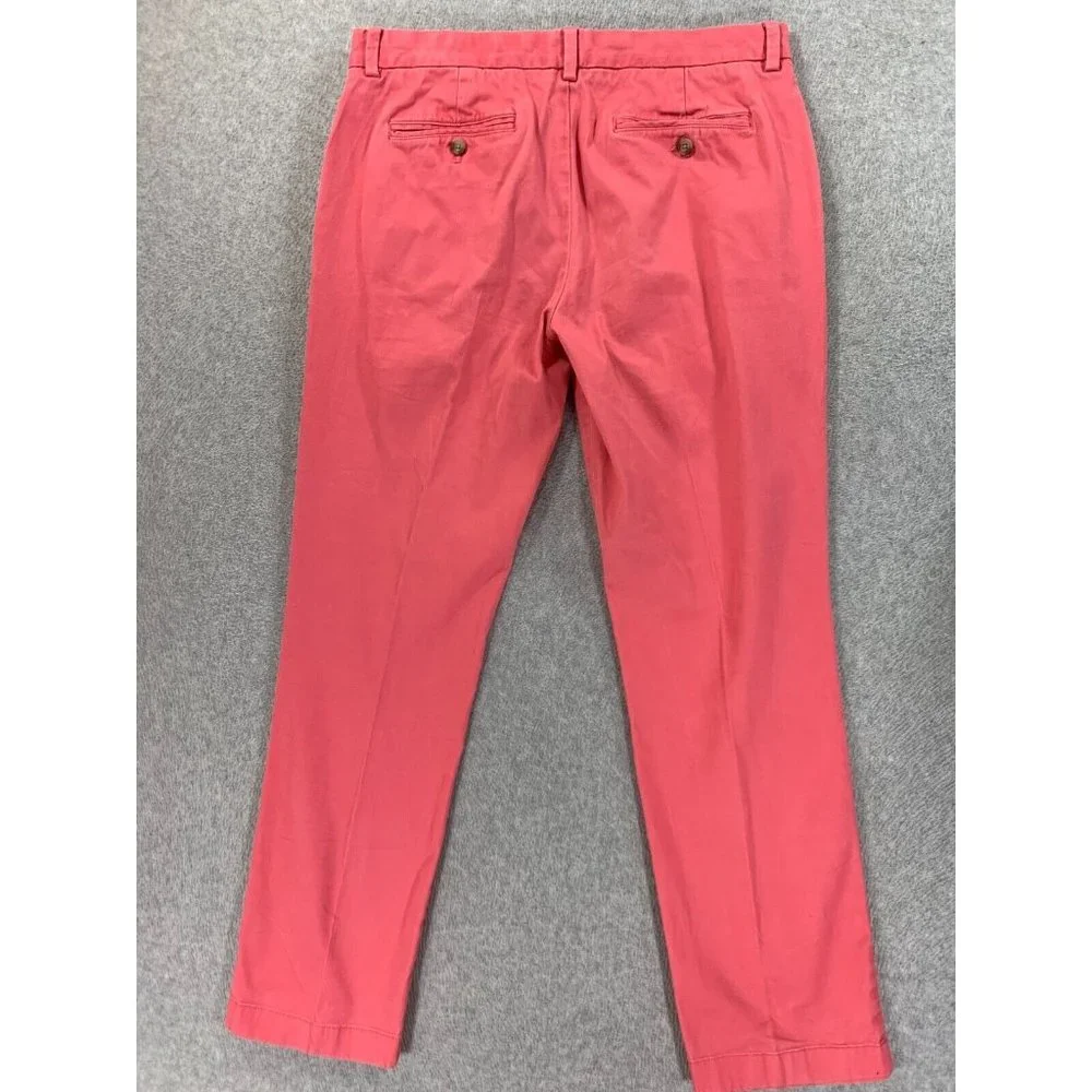 Vineyard Vines Cotton‎ Blend BREAKER Chino Pants (Men's 33x32) Jetty Red